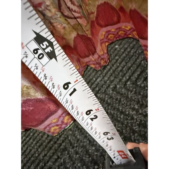 NWT Czarina Crystal Embellished Silk Blend Hi-Low Floral Maxi Dress S - Picture 14 of 16